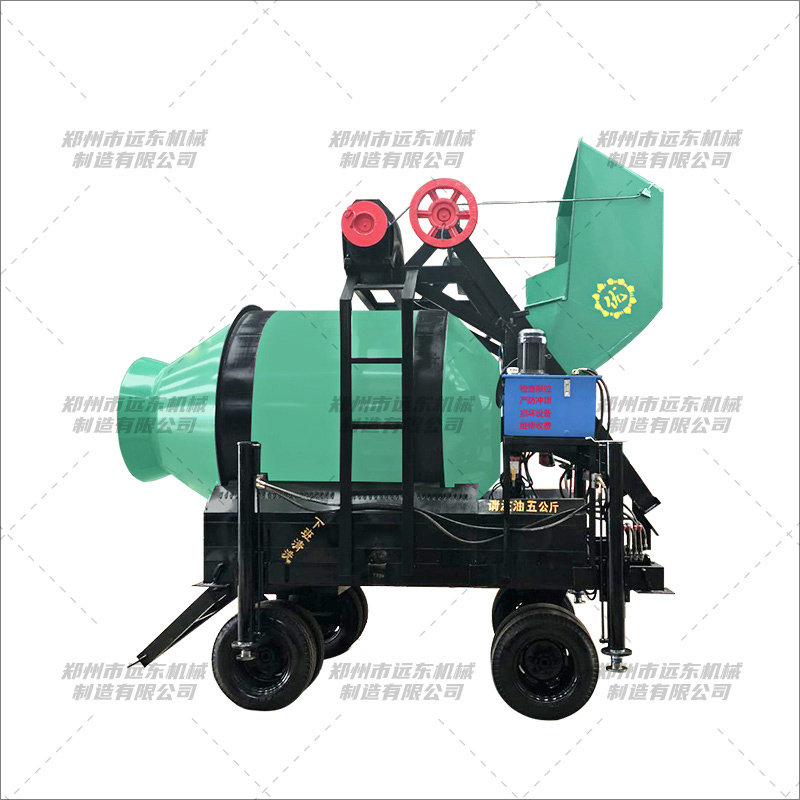 JZM1500型柴油液壓翻斗攪拌機(圖1) JZM1500型柴油液壓翻斗攪拌機(圖1)